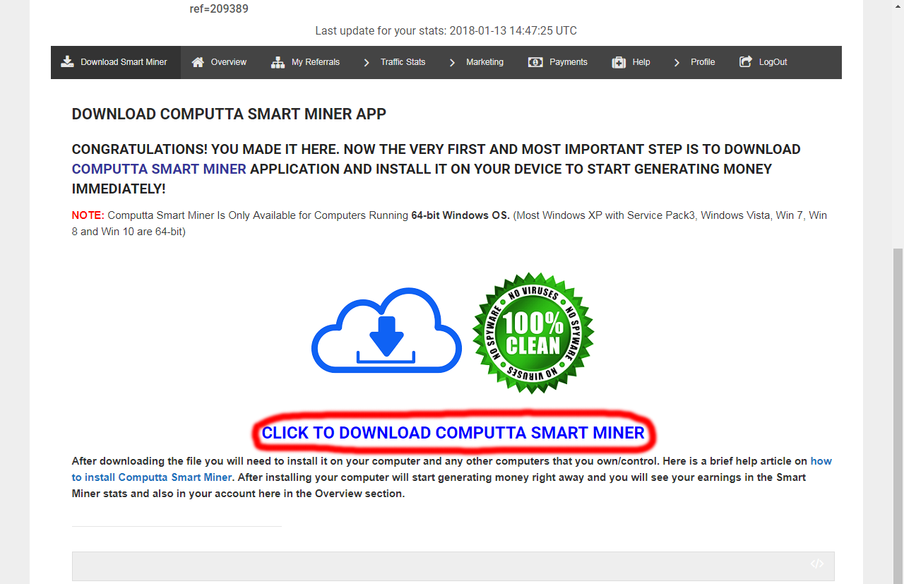 Ссылка на скачку программы Computta Smart Miner Ссылка на скачку программы Computta Smart Miner