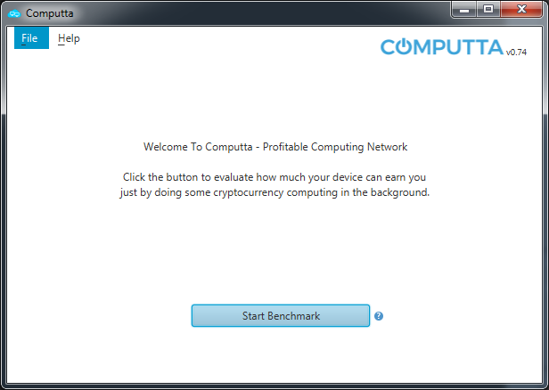 Start Benchmark Computta Smart Miner Start Benchmark Computta Smart Miner